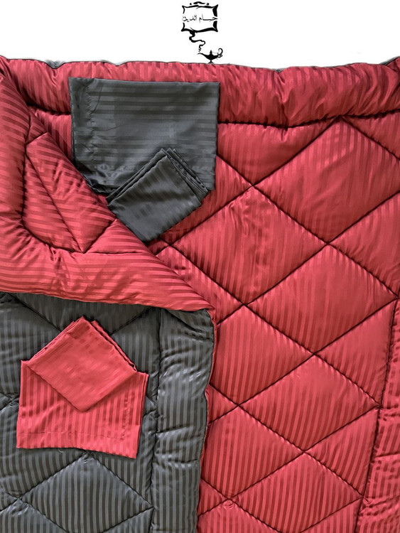 لحاف هتلی میکرو ژل 6 تیکه دو نفره ضد حساسیت سایز 220cm*2240cm