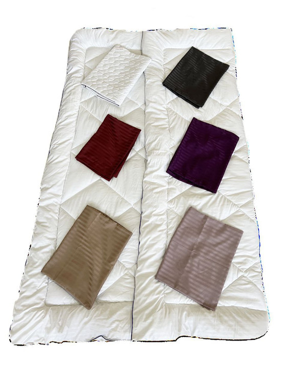 لحاف هتلی میکرو ژل 6 تیکه دو نفره ضد حساسیت سایز 220cm*2240cm