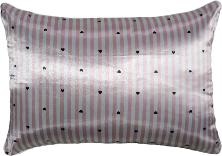 روی بالش ساتن( زیپ دار مغزی دوزی )